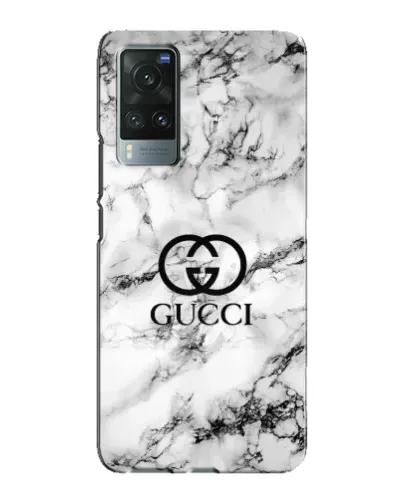Чехол для Vivo X60 Pro с картинкой «Gucci — мраморный шик»