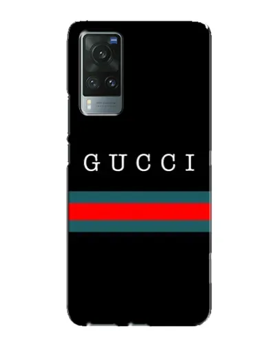 Чехол для Vivo X60 Pro с картинкой «Gucci — красный пояс»
