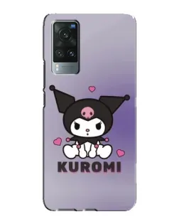 Чехол для Vivo X60 Pro с картинкой «Kuromi — фиолетовый арт»