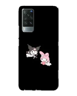 Чехол для Vivo X60 Pro с картинкой «My Melody и Kuromi»