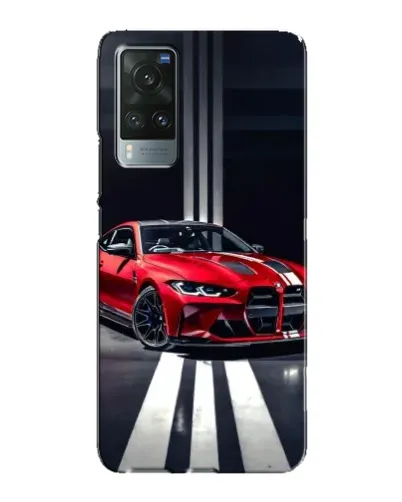 Чехол для Vivo X60 Pro с картинкой «Красная BMW на дороге» Чехол для Vivo X60 Pro с картинкой «Красная BMW на дороге»