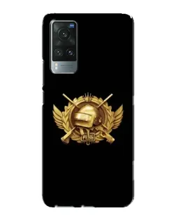 Чехол для Vivo X60 Pro с картинкой «PUBG — оранжевый градиент»