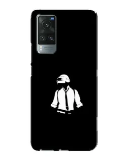 Чехол для Vivo X60 Pro с картинкой «PUBG — белый шлем»