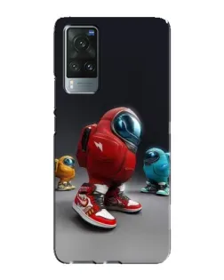 Чехол для Vivo X60 Pro с картинкой «Among Us — 3D стиль»
