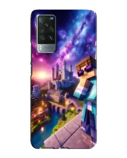 Чехол для Vivo X60 Pro с картинкой «Стив и космос» Чехол для Vivo X60 Pro с картинкой «Стив и космос»