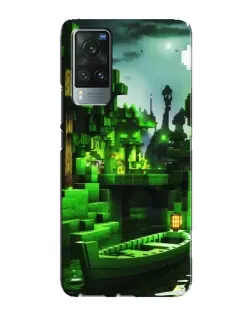 Чехол для Vivo X60 Pro с картинкой «Minecraft лесной пейзаж» Чехол для Vivo X60 Pro с картинкой «Minecraft лесной пейзаж»
