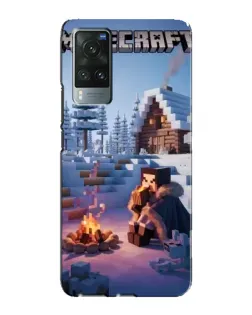 Чехол для Vivo X60 Pro с картинкой «Зимний Minecraft» Чехол для Vivo X60 Pro с картинкой «Зимний Minecraft»
