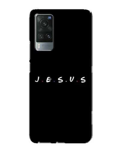 Чехол для Vivo X60 Pro с картинкой «Точки веры J.E.S.U.S.»