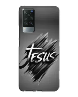 Чехол для Vivo X60 Pro с картинкой «Надпись Jesus Graffiti»