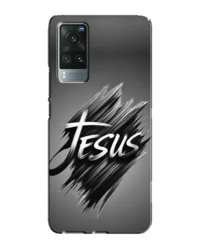 Чехол для Vivo X60 Pro с картинкой «Надпись Jesus Graffiti»