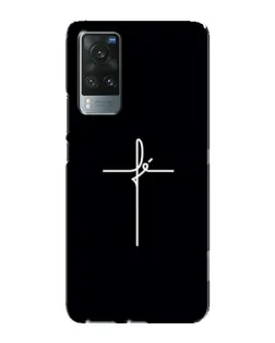 Чехол для Vivo X60 Pro с картинкой «Тонкий крест»