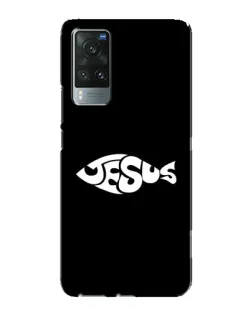Чехол для Vivo X60 Pro с картинкой «Рыба Jesus»