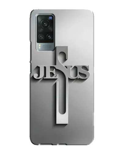 Чехол для Vivo X60 Pro с картинкой «Металлический крест Jesus» Чехол для Vivo X60 Pro с картинкой «Металлический крест Jesus»