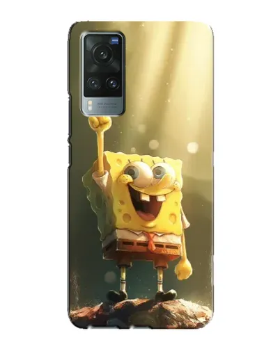 Чехол для Vivo X60 Pro с картинкой «Сияющий Спанч Боб»
