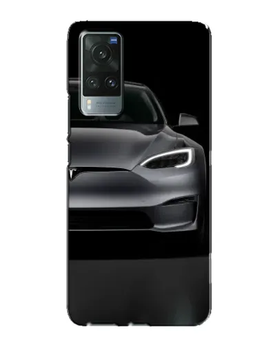 Чехол для Vivo X60 Pro с картинкой «Tesla Model S Look» Чехол для Vivo X60 Pro с картинкой «Tesla Model S Look»