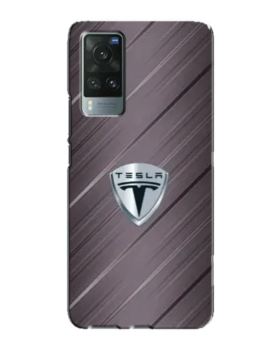 Чехол для Vivo X60 Pro с картинкой «Металлическая текстура Tesla» Чехол для Vivo X60 Pro с картинкой «Металлическая текстура Tesla»