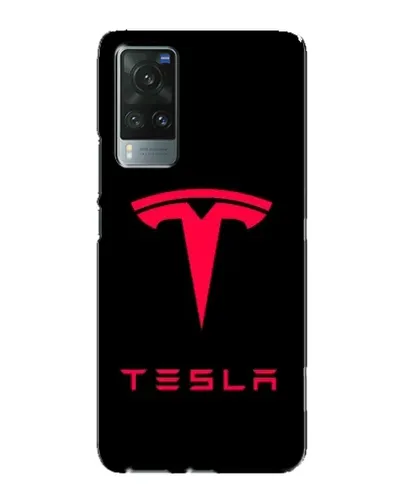 Чехол для Vivo X60 Pro с картинкой «Tesla Red Logo» Чехол для Vivo X60 Pro с картинкой «Tesla Red Logo»