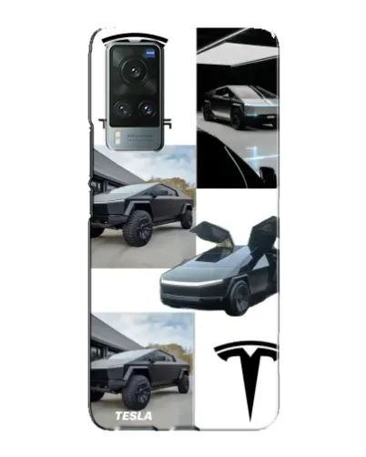 Чехол для Vivo X60 Pro с картинкой «Коллаж Cybertruck Tesla» Чехол для Vivo X60 Pro с картинкой «Коллаж Cybertruck Tesla»