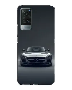 Чехол для Vivo X60 Pro с картинкой «Mercedes на черном»