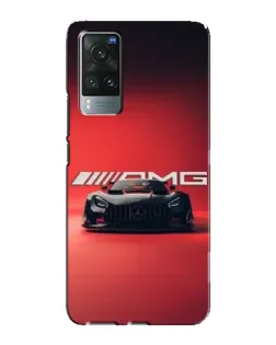 Чехол для Vivo X60 Pro с картинкой «Mercedes AMG — красная линия»