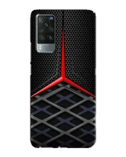 Чехол для Vivo X60 Pro с картинкой «Mercedes Carbon Grid»