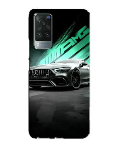 Чехол для Vivo X60 Pro с картинкой «Темный Mercedes AMG»