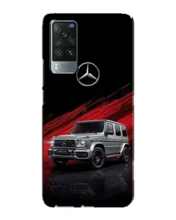 Чехол для Vivo X60 Pro с картинкой «Mercedes G-Class красный»