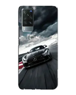 Чехол для Vivo X60 Pro с картинкой «Гоночный Mercedes AMG»