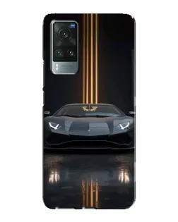 Чехол для Vivo X60 Pro с картинкой «Lamborghini золотые линии» Чехол для Vivo X60 Pro с картинкой «Lamborghini золотые линии»