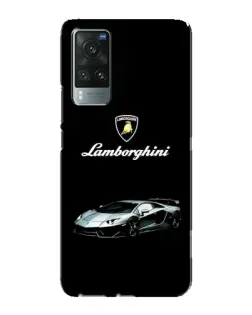 Чехол для Vivo X60 Pro с картинкой «Логотип Lamborghini классика»
