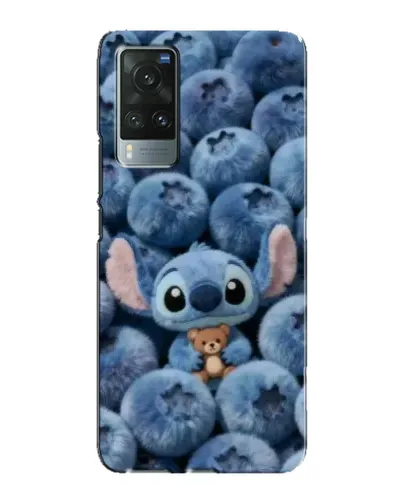 Чехол для Vivo X60 Pro с картинкой «Стич и голубика» Чехол для Vivo X60 Pro с картинкой «Стич и голубика»