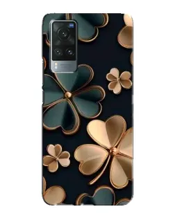 Чехол для Vivo X60 Pro с картинкой «Клевер в золоте» Чехол для Vivo X60 Pro с картинкой «Клевер в золоте»