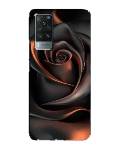 Чехол для Vivo X60 Pro с картинкой «Шелковая черная роза» Чехол для Vivo X60 Pro с картинкой «Шелковая черная роза»