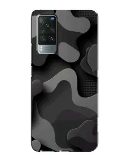 Чехол для Vivo X60 Pro с картинкой «Темный абстрактный камуфляж» Чехол для Vivo X60 Pro с картинкой «Темный абстрактный камуфляж»