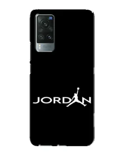 Чехол для Vivo X60 с картинкой «Jordan White Logo»
