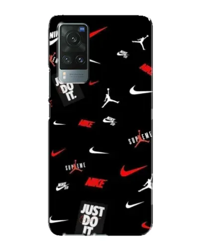 Чехол для Vivo X60 с картинкой «Nike Mix Pattern»