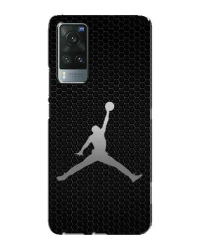 Чехол для Vivo X60 с картинкой «Jordan Dark Carbon»