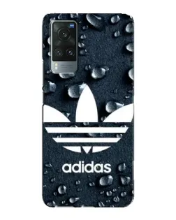 Чехол для Vivo X60 с картинкой «Adidas Trefoil Blue»