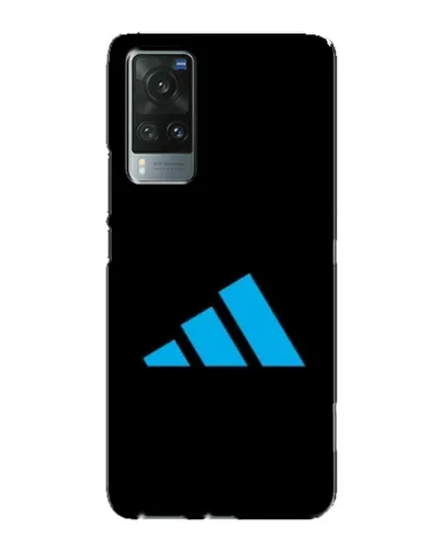 Чехол для Vivo X60 с картинкой «Adidas Cyan Logo»