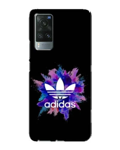 Чехол для Vivo X60 с картинкой «Взрыв красок Adidas»