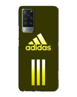Чехол для Vivo X60 с картинкой «Оливковый градиент Adidas»