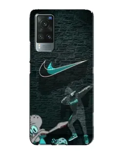 Чехол для Vivo X60 с картинкой «Спортивный арт Nike»