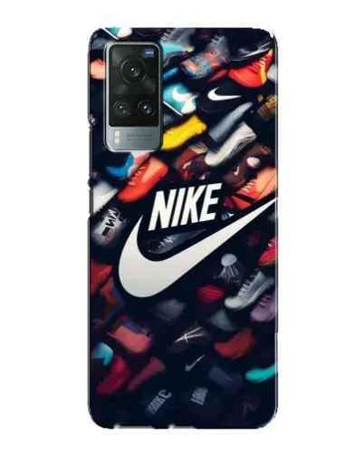 Чехол для Vivo X60 с картинкой «Коллекция кроссовок Nike»