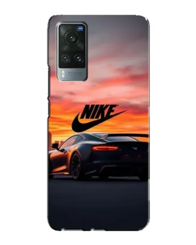 Чехол для Vivo X60 с картинкой «Nike и суперкар»