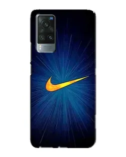 Чехол для Vivo X60 с картинкой «Синий пульс Nike» Чехол для Vivo X60 с картинкой «Синий пульс Nike»