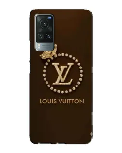 Чехол для Vivo X60 с картинкой «LV — золотая печать»