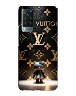 Чехол для Vivo X60 с картинкой «Монограмма с фигурой»