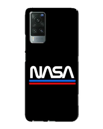 Чехол для Vivo X60 с картинкой «NASA — классика Red Blue» Чехол для Vivo X60 с картинкой «NASA — классика Red Blue»