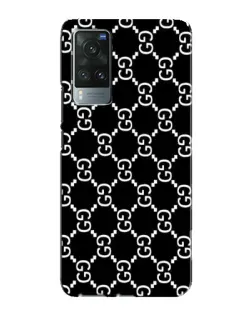 Чехол для Vivo X60 с картинкой «Gucci — сетчатый паттерн»