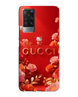 Чехол для Vivo X60 с картинкой «Gucci — золотой сад»